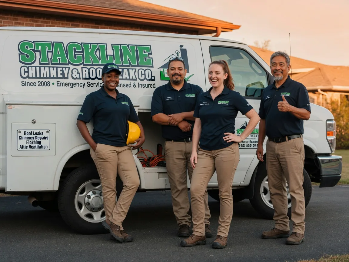 Chimney flashing repair company in Rio, WI